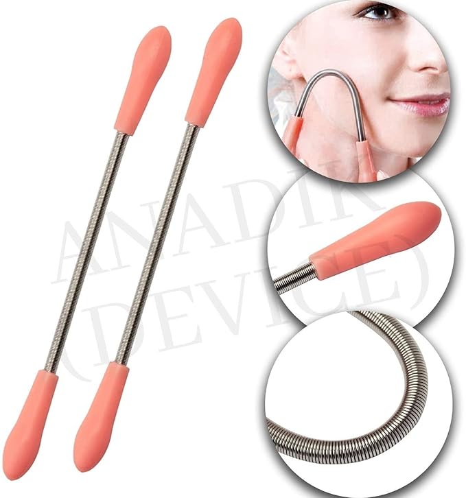 Facial Hair Spring Remover Threading Epilator (2 Pcs)