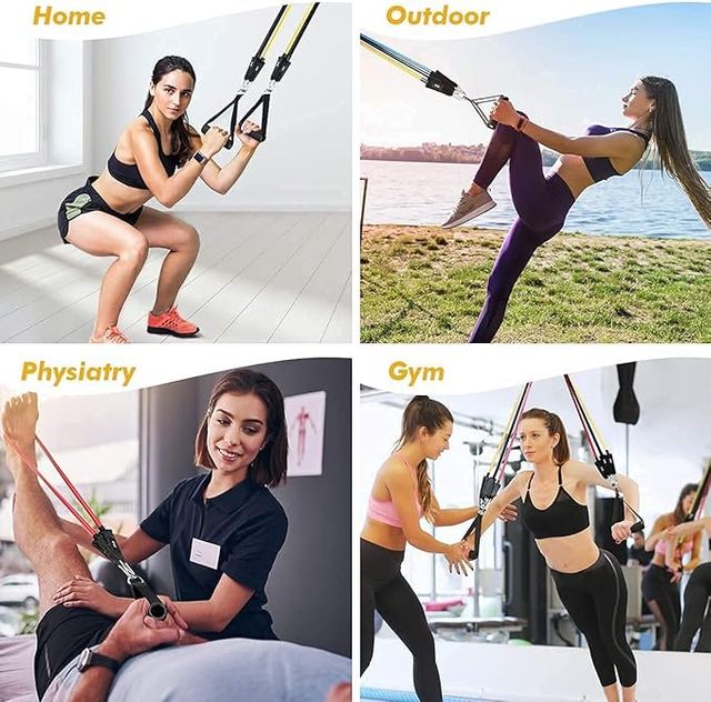 Workout Resistance Bands Set for Men & Women