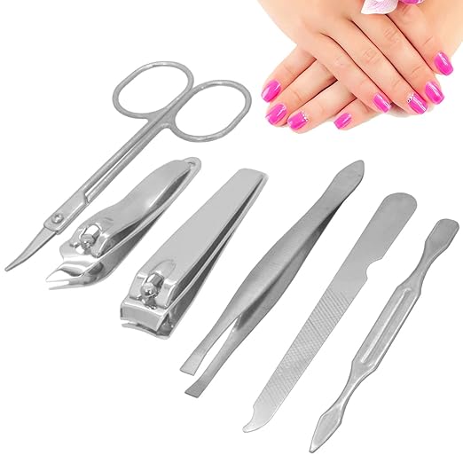 6-in-1 Nail Art Manicure & Pedicure Tool Set