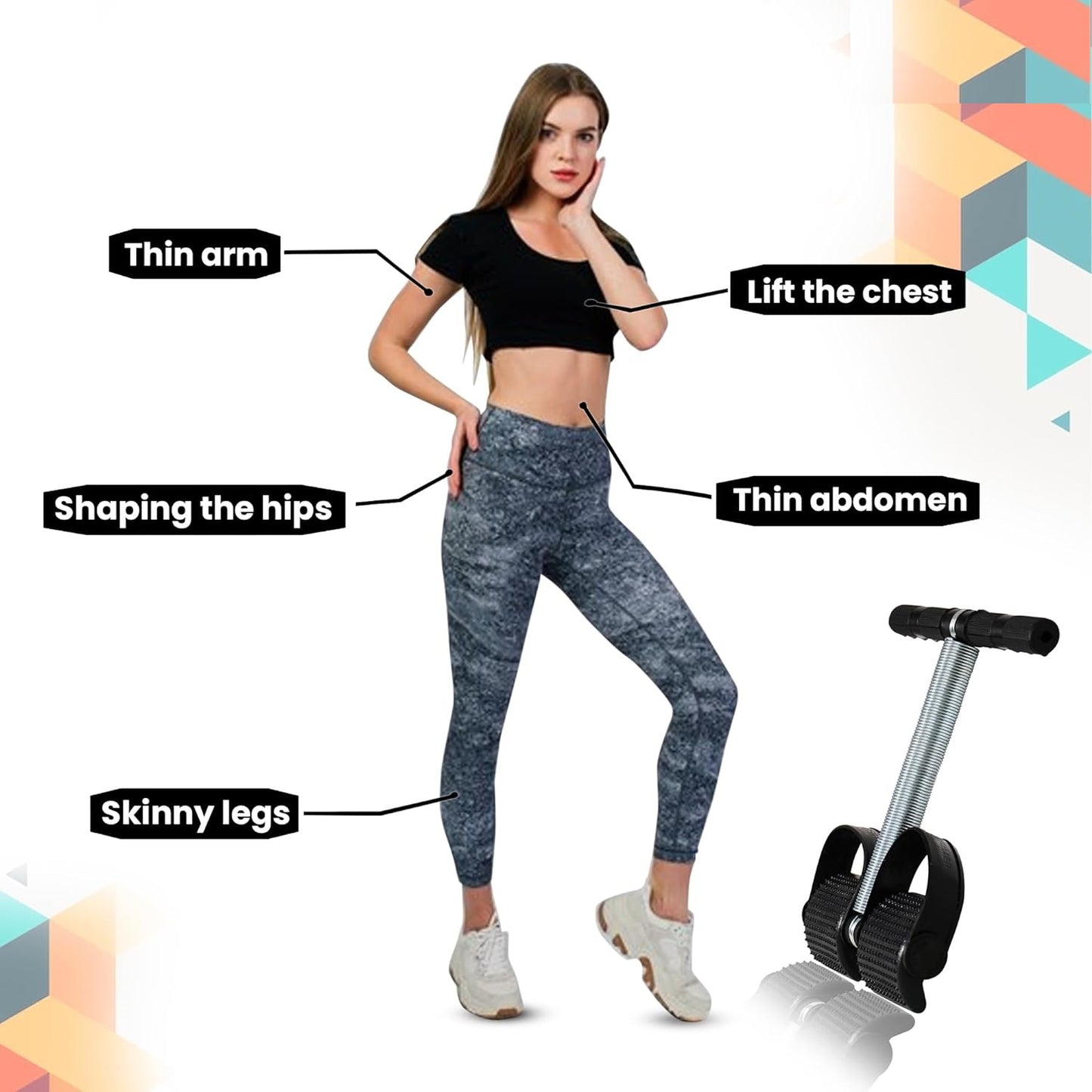 Single Spring Tummy Trimmer for Men & Women