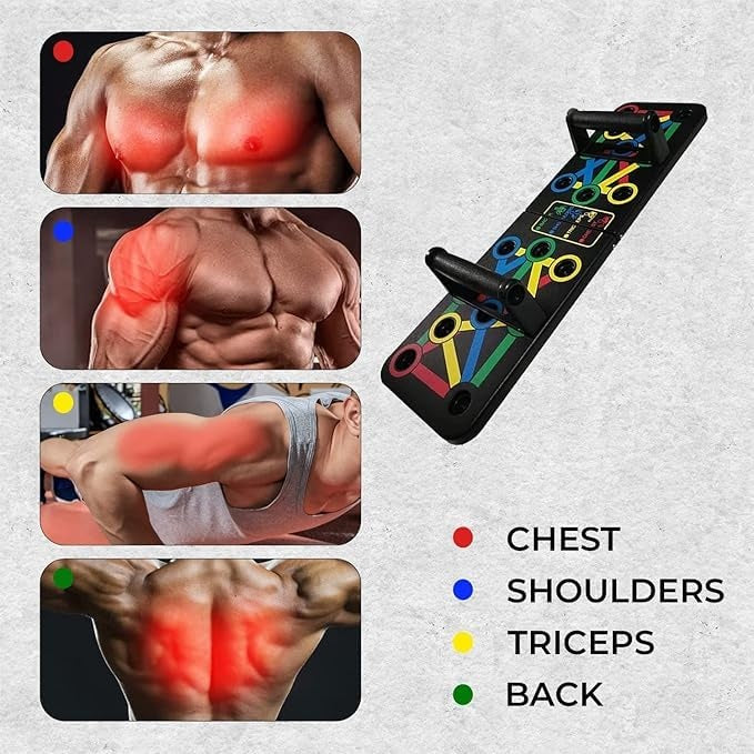 15-in-1 Push Up Board for Strength Training
