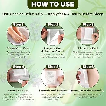 🌿 Kinoki™ Detox Foot Pads (Pack of 20) 👣✨
